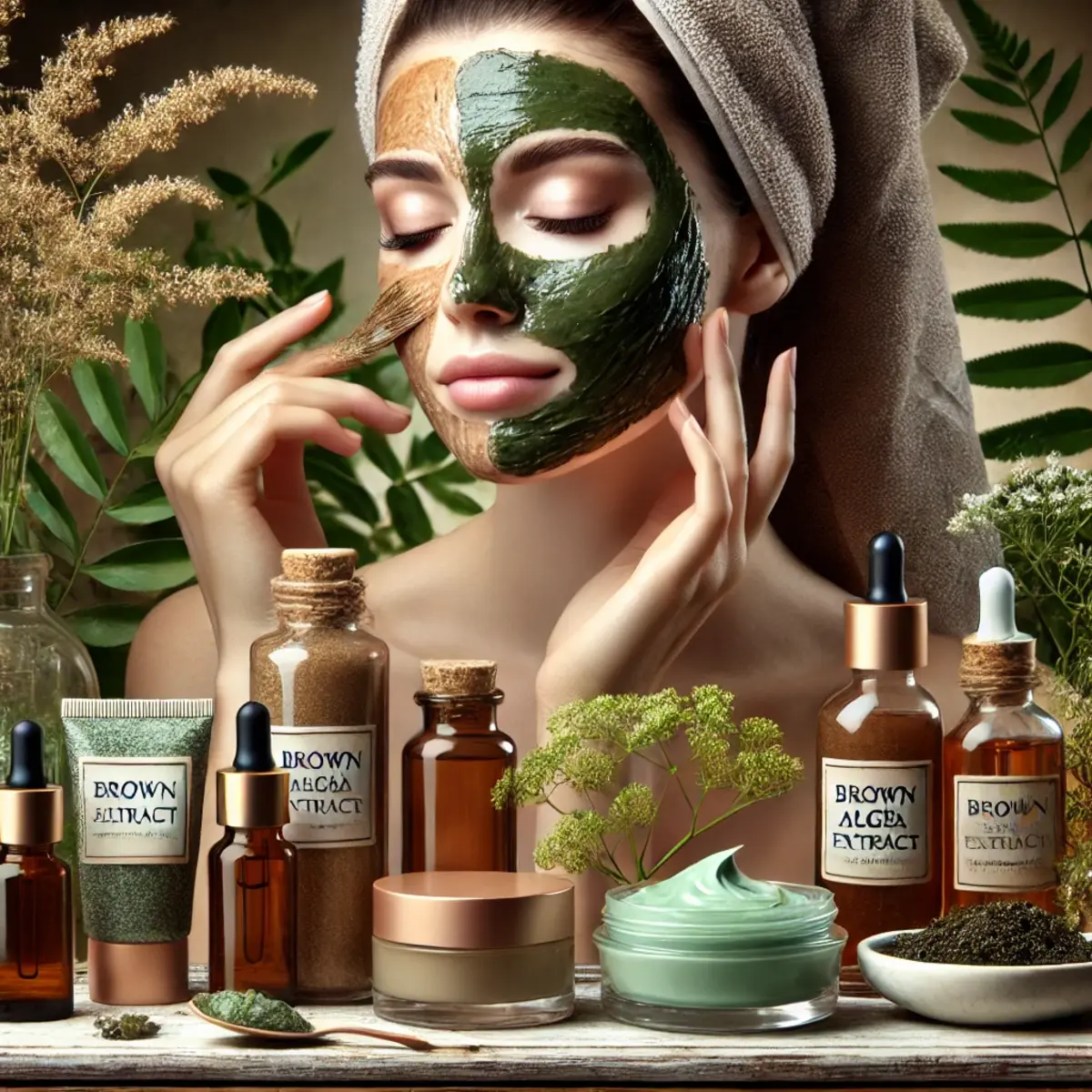 how is brown algae used in skin care